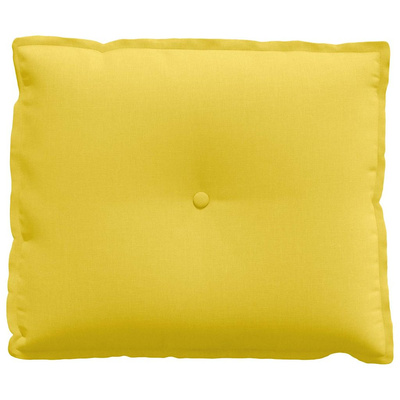 Poduszka na plecy Jasnożółty 60 x 19 x 50 cm tkanina