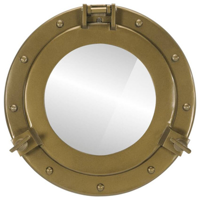 Lustro wiszące w kształcie bulaja, ?30 cm, aluminium i szkło vidaXL