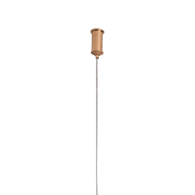 Lampa Wisząca Liniowa Szklana Złota 73cm 10W Abruzzo Cavolo