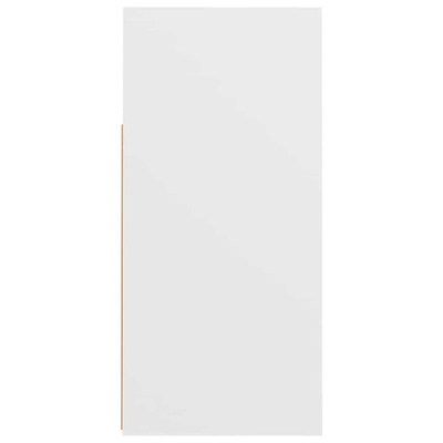 Szafka z oświetleniem LED, biała, 80 x 35 x 75 cm