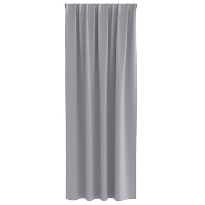 Firany blackout z kółkami 2 pcs Jasnoszary 260 x 140 cm