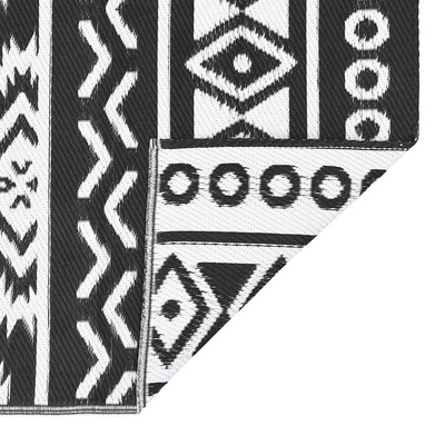 Dywan zewnętrzny, ARAKIL czarny, 160 x 230 cm, PP