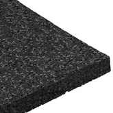 Pad Patio z Granulatem Gumowym Czarny 9 x 9 x 0,8 cm Guma