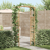 Łuk Ogrodowy Naturalny 110 x 40 x 205 cm Bambus