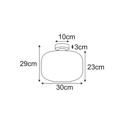 Lampa sufitowa K-5663 z serii CAMPO