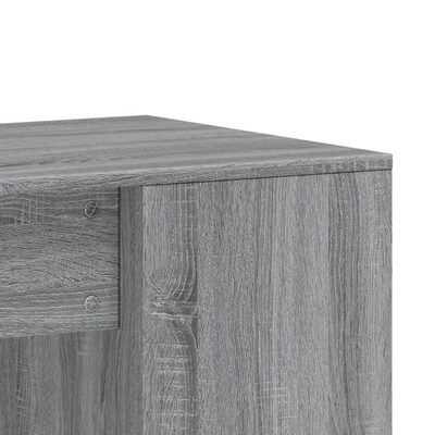 vidaXL Biurko, szary dąb sonoma, 102x50x75 cm, materiał drewnopochodny