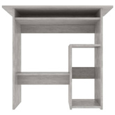 vidaXL Biurko, betonowa szarość, 80x45x74 cm, materiał drewnopochodny