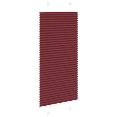Roleta plisowana Bordowy Czerwony 60x150 cm Szerokość tkaniny