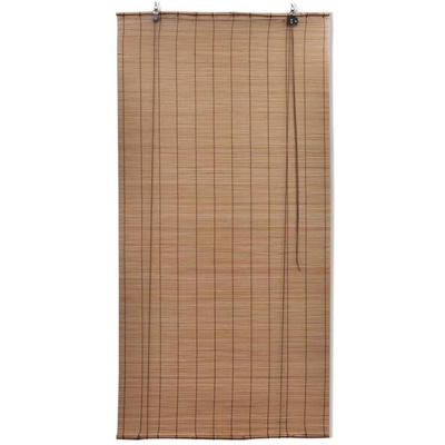 vidaXL Bambusowe rolety, 2 szt., 120 x 220 cm, brązowe