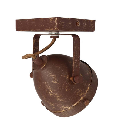 Lampa ścienna kinkiet 1xGU10 rdzawy FRODO 91-71064