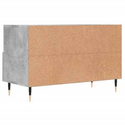 vidaXL Szafka pod TV, szarość betonu, 80x36x50 cm wariant 4