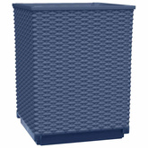vidaXL Donice, 4 szt., ciemnoszare, 30x30x37 cm, polipropylen