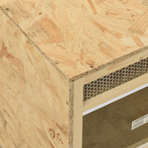 Terrarium, materiał drewnopochodny, 120x50x50 cm