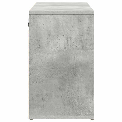 Szafka na buty z półką Betonowy szary 103 x 30 x 51 cm