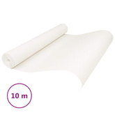 Tapeta 3D Solid kremowobiały 10 x 0,53 m Tkanina nienałożona