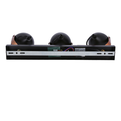 Lampa czarno-miedziana regulowana spot E14 3x40W Anica 93-82589