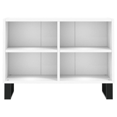 vidaXL Szafka pod TV, biała, 69,5x30x50 cm, materiał drewnopochodny