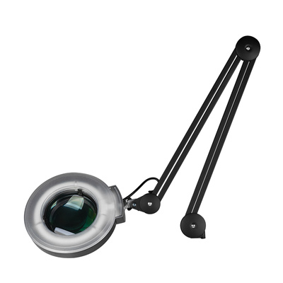Lampa lupa led S5 + statyw led reg. natężenie światła czarna 128923