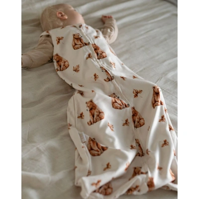 Śpiworek 2.5 TOG Misie Beżowy M