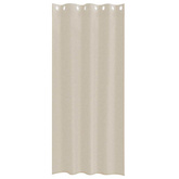 Firany Voile z zasłonami 2 pcs piaskowy 260 x 140 cm Poliester