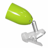 Lampka nocna Clip zielona LED z klipsem