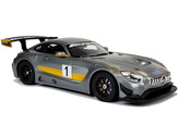Auto R/C Mercedes AMG GT3 Rastar 1:14 Szare na pilota