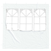 Ściana boczna namiotu na imprezy 2 pcs 200 x 195 cm Biały