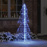 Choinka z 160 diodami LED Niebieski 150 cm Akryl