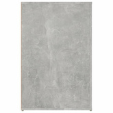 vidaXL Biurko, szarość betonu, 100x49x75 cm, materiał drewnopochodny