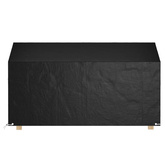 vidaXL Pokrowce na ławki ogrodowe, 2 szt, 12 oczek, 210x70x70/88cm, PE