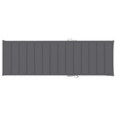 vidaXL Ogrodowy leżak z poduszką, lite drewno akacjowe