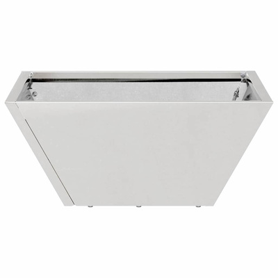 Doniczka ogrodowa 5 pcs Srebrny 35 x 35 x 15 cm Stal nierdzewna