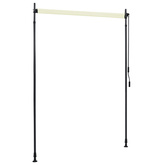 vidaXL Roleta zewnętrzna, 150x270 cm, kremowa
