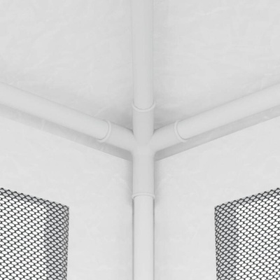vidaXL Namiot imprezowy z 4 siatkowymi ściankami, 2,5x2,5 m, biały