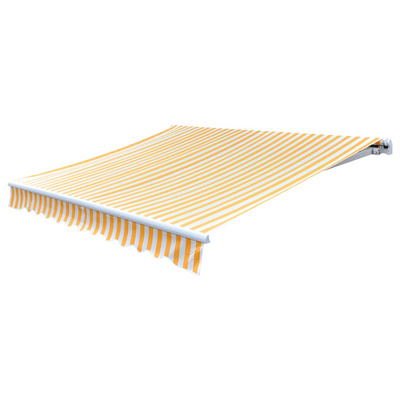 Zadaszenie, żółty słonecznikowy i biały, 3x2,5 m (bez ramy)