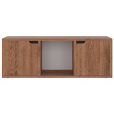 vidaXL Szafka pod TV, brązowy dąb, 88,5x27,5x30,5 cm
