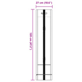 Worki z piaskiem 10 szt. Ciemna zieleń 120 x 27 cm HDPE