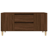 vidaXL Szafka pod TV, brązowy dąb, 102x44,5x50 cm