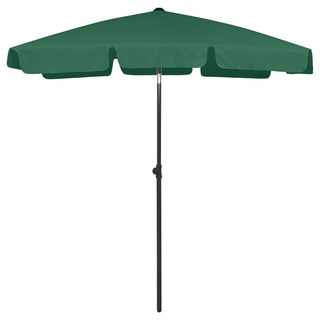 Parasol plażowy, zielony, 180x120 cm