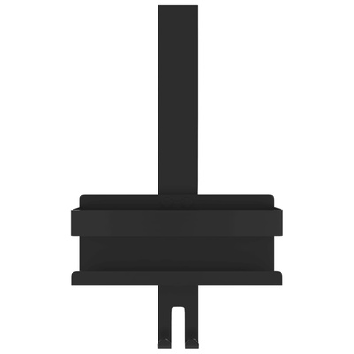 Wiszący organizer prysznicowy, czarny mat, stal nierdzewna 304