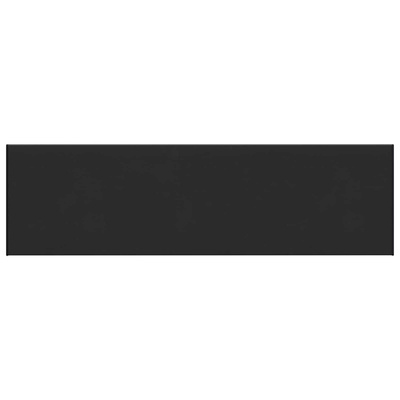 Parapet okienny Czarny z rysunkiem drewna 120 x 40 x 4,5 cm PVC