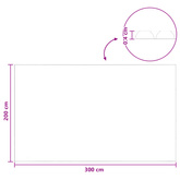 Solarny pokrowiec na basen ekstra mocny 300 x 200 cm, 400 ?m