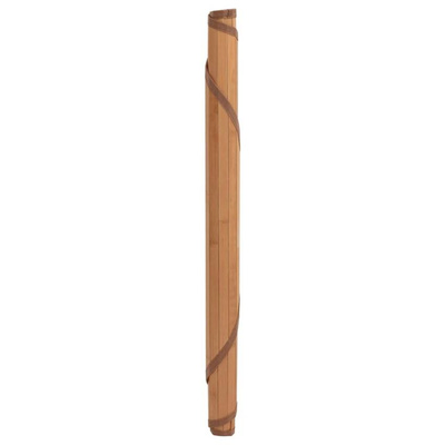 vidaXL Dywan okrągły, naturalny, 60 cm, bambusowy