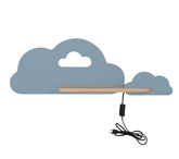 Kinkiet LED 5W dla dziecka niebieska chmurka z półką Cloud 21-75710