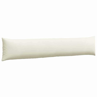 Poduszki na sofę 2 pcs Kremowy 200 x 40 cm Tkanina sztruksowa