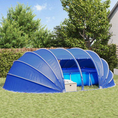 Namiot basenowy 640 x 432 x 205 cm Poliester 185T z powłoką PU