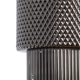 Lampa Wisząca nordycka szara ze szkła E27 Abruzzo Bella