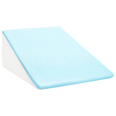 Poduszka na nogi Gładki Biały 60 x 50 x 30 cm Pianka z pamięcią