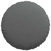 Poduszki na siedziska 2 pcs Ciemnoszary ?40 x 13 cm tkanina