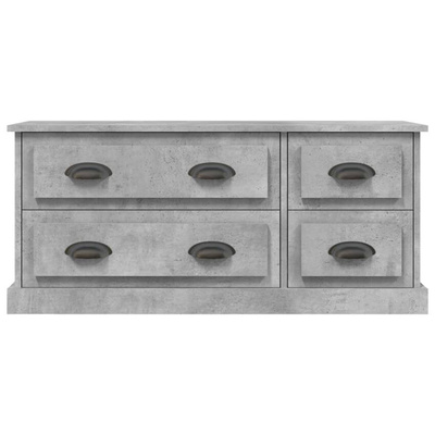 vidaXL Szafka pod TV, szarość betonu, 100x35,5x45 cm